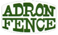 A green and white logo for padrone fencing.